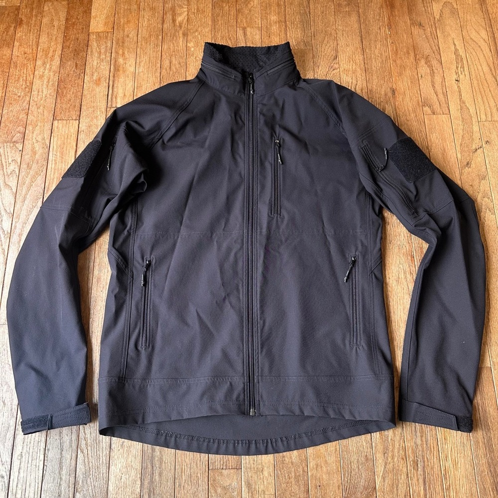 Beyond Clothing A5 Rig Softshell Jacket Mens LL Tactical Full Zip Black Military